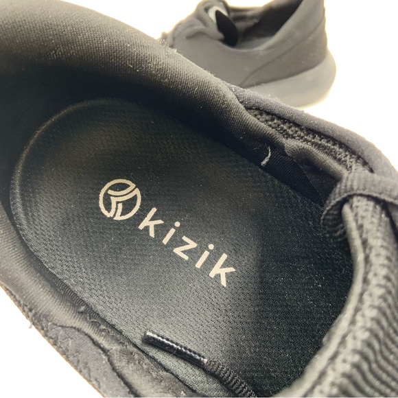 Kizik unisex Madrid Eco Knit Blackout Sneakers. Men’s Size 8/Women’s Size 9.5. - Picture 7 of 8
